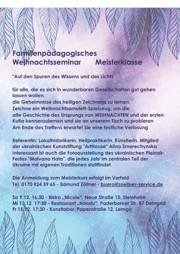 2023.12 - Familien - Weihnachtsseminar - auf den Spuren des Wissens und des Lichts