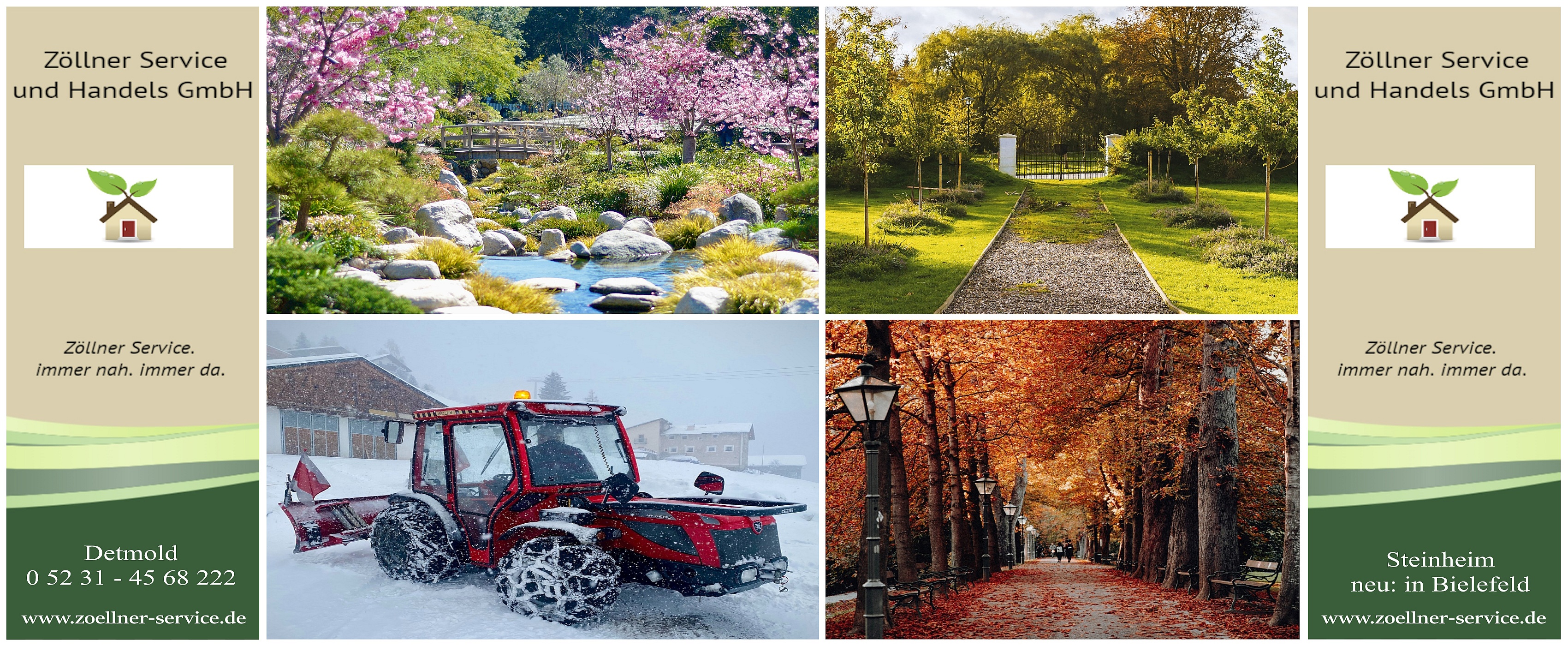 Zöllner Service und Handels GmbH - Detmold - 4 Jahreszeiten - immer nah - immer da.